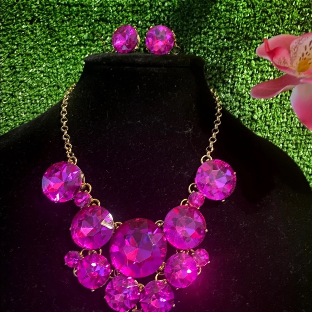 Purple Rain” necklace set